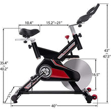 
                        
                          画像をギャラリービューアに読み込む, Merax Gym Exercise Bike - Indoor Cycling Bike Stationary 400lbs Weight Capacity Padded Seat Cushion - JOY2ESpree
                        
                      