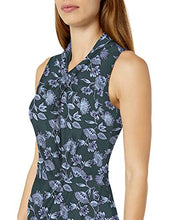 
                        
                          Muat gambar ke penampil Galeri, Amazon Brand - Lark &amp; Ro Women's Sleeveless Crossover Twist Neck Faux Wrap Dress
                        
                      