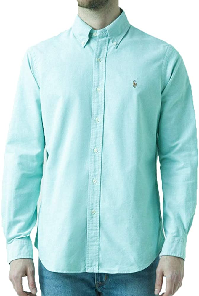 Polo Ralph Lauren Mens Classic Fit Oxford Longsleeve Buttondown Shirt