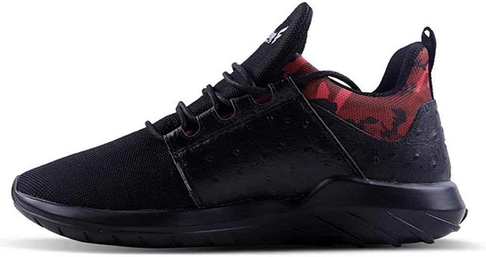 Soulsfeng Mens Running Shoes Mesh Breathable Lightweight Cushioning Training Athletic Sneakers