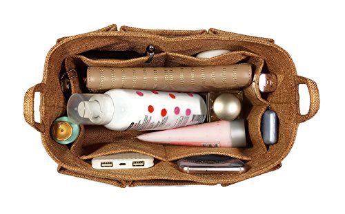 K&M Quality Product Purse Organizer Insert Medium for Speedy 30, Longchamp Cuir