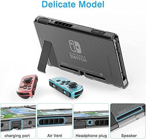 HEYSTOP Case Compatible with Nintendo Switch, Dockable Soft TPU Protective Case Cover - JOY2ESpree