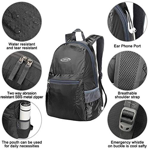 G4Free Ultra Lightweight Packable Backpack Travel Hiking Daypack Handy Foldable Water Resistant Camping Outdoor Backpack