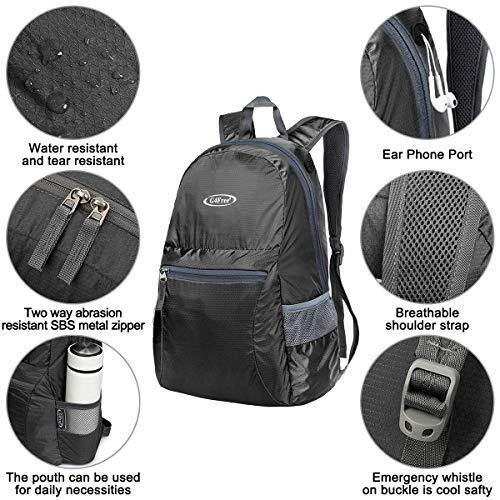 G4Free Ultra Lightweight Packable Backpack Travel Hiking Daypack Handy Foldable Water Resistant Camping Outdoor Backpack - JOY2ESpree