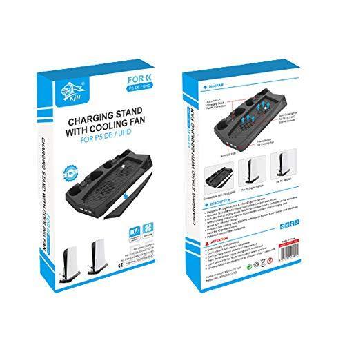 PS5 Vertical Stand with Cooling Fan, Digital Edition and PS5 UHD Edition - JOY2ESpree