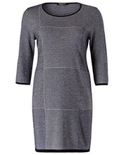 
                        
                          Load image into Gallery viewer, Marina Rinaldi Women's Gaia Sweater Dress, Navy/White - JOY2ESpree
                        
                      