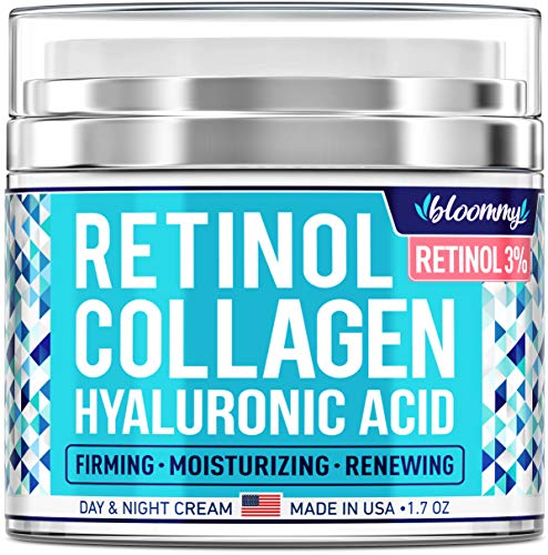 BLOOMMY Collagen & Retinol Cream - Made in USA