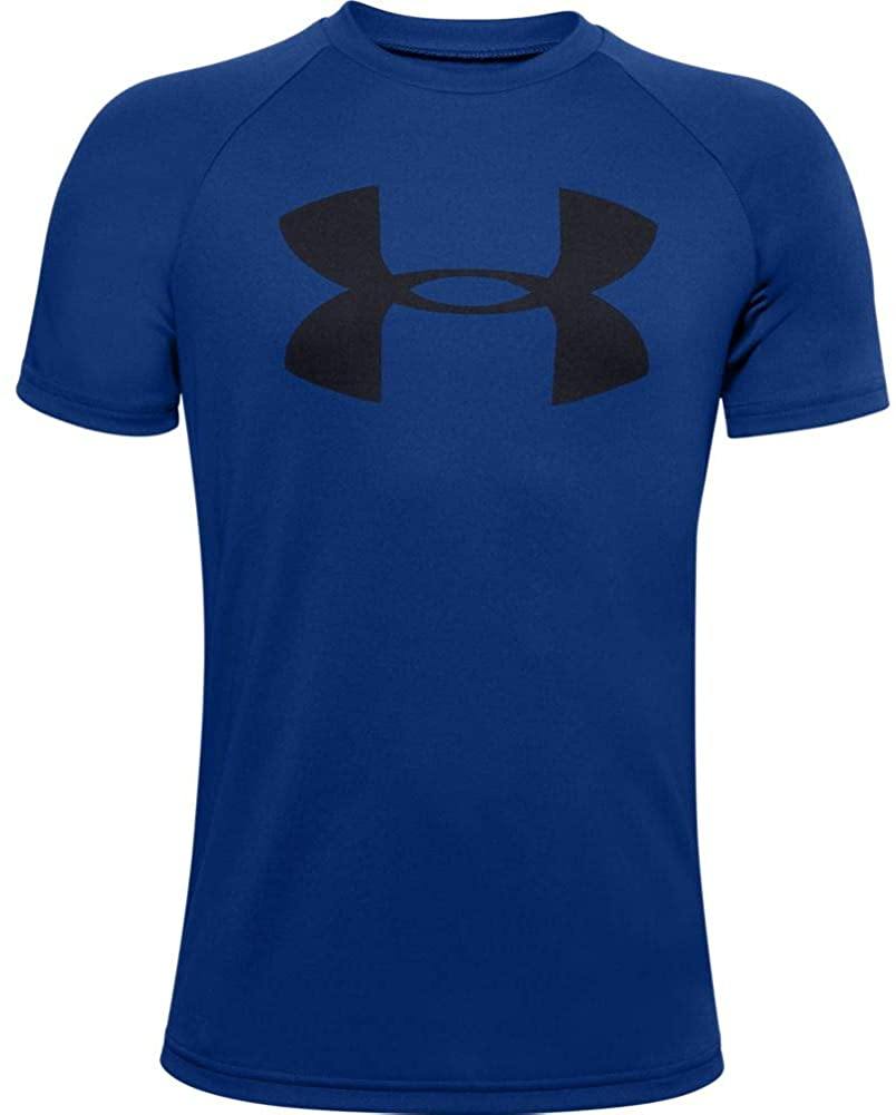 Under Armour Boys' Tech Big Logo Short Sleeve Gym T-Shirt