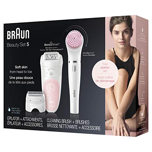Braun Epilator Silk-épil 5 5-895, Hair Removal for Women, Shaver and Trimmer