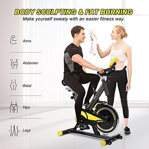 Indoor Cycling Bike Stationary, Doufit EB-09 Exercise Bike for Home Workouts Use - JOY2ESpree