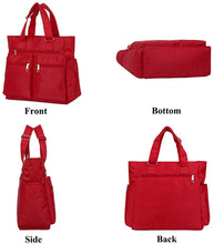 
                        
                          將圖片載入圖庫檢視器 Canvas Tote Bag Waterproof Nylon Multi Pocket Shoulder Bags Laptop Work Bag Teacher Purse and Handbags for Women &amp; Men
                        
                      