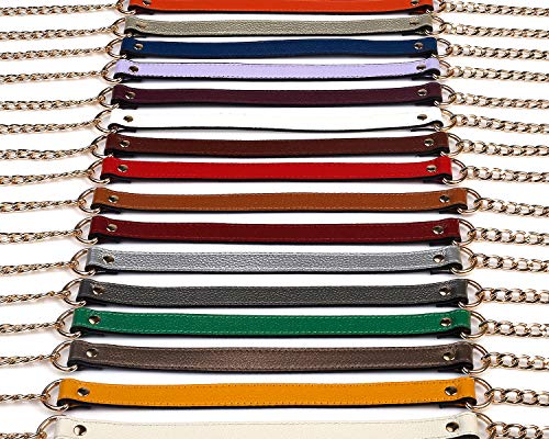 VanEnjoy Replacement Chain & Genuine Leather Shoulder Strap