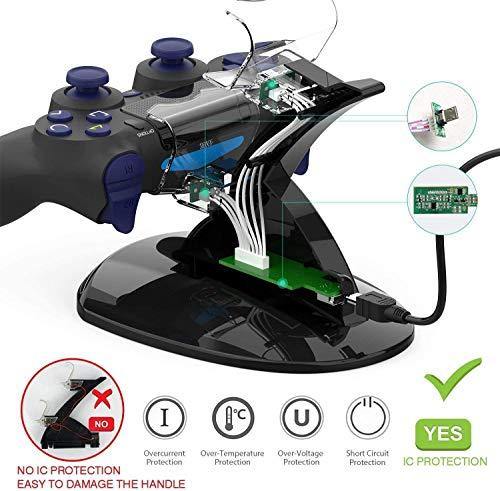PS4 Controller Charger, Y Team Playstation 4 / PS4 / PS4 Pro / PS4 Slim Controller Charger Charging Docking Station Stand - JOY2ESpree