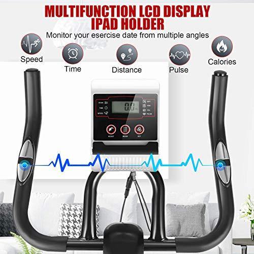HEKA Indoor Cycling Bike Stationary, Belt Drive Indoor Exercise Bikes - JOY2ESpree
