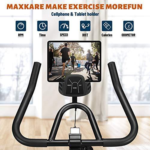 MaxKare Indoor Cycling Bike - Stationary Exercise Bike with LCD Monitor - JOY2ESpree
