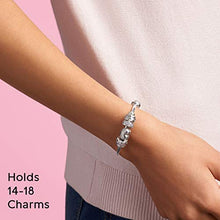 
                        
                          Load image into Gallery viewer, Pandora Jewelry Silver Open Bangle Sterling Silver Bracelet - JOY2ESpree
                        
                      