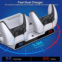 
                        
                          Load image into Gallery viewer, BEBONCOOL Vertical Stand with Cooling Fan for PS5 and Dual Controller Charger Station for Playstation 5 PS5 Console - JOY2ESpree
                        
                      