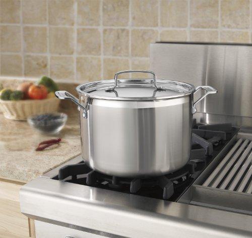 Cuisinart MultiClad Pro Stainless 8-Quart Stockpot with Cover - JOY2ESpree