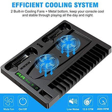 
                        
                          Load image into Gallery viewer, Benazcap Cooling Station for PS5 Console, PS5 Vertical Stand with Cooling Fan - JOY2ESpree
                        
                      