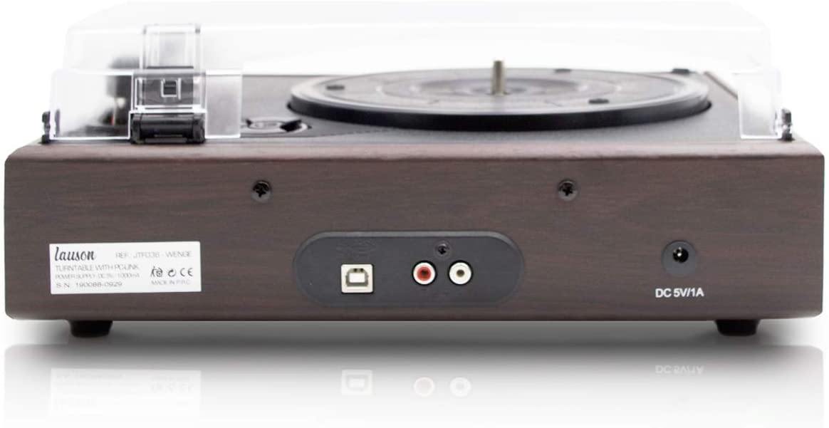 Lauson JTF536 Record Player, Turntable USB for Vinyl Records 3 Speed - JOY2ESpree
