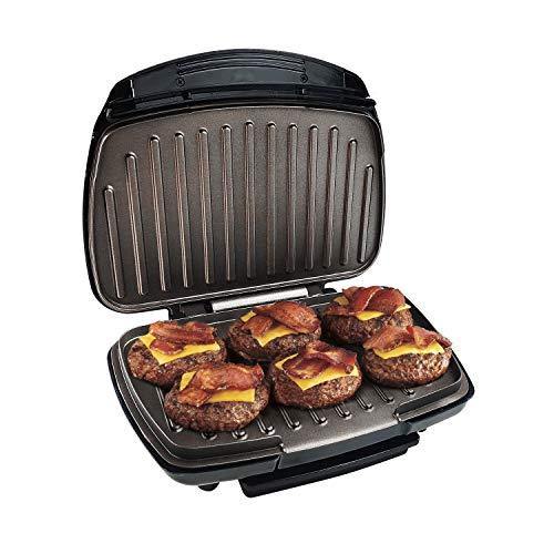 Health and Home 2-Serving Classic Plate Grill Maker and Panini Press, Black, KS-306 - JOY2ESpree