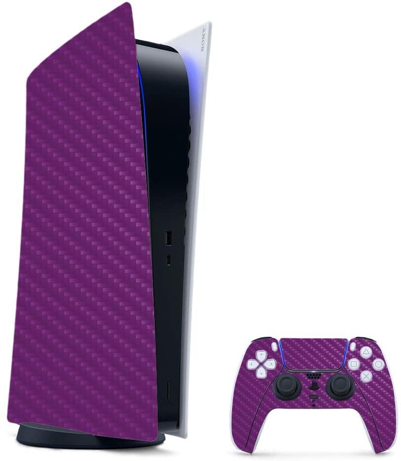MightySkins Carbon Fiber Skin Compatible with PS5 / Playstation 5 Digital Edition Bundle - JOY2ESpree