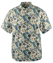 
                        
                          画像をギャラリービューアに読み込む, Tommy Bahama Stack The Deck Silk Camp Shirt (Color: Pagoda, Size XXL)
                        
                      