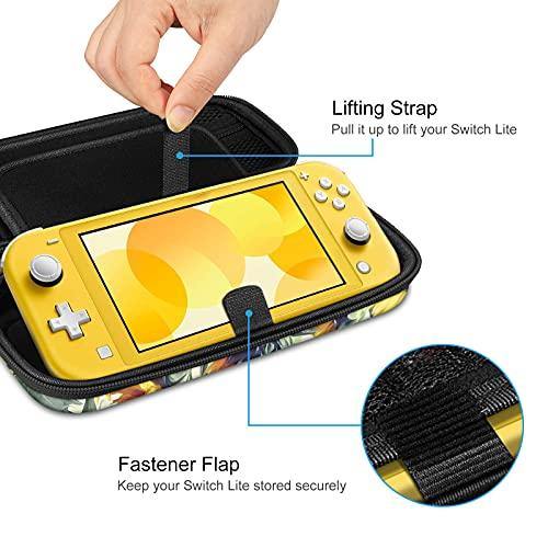 Fintie Carry Case for Nintendo Switch Lite 2019 - [Shockproof] Hard Shell Protective Cover Bag with 15 Game Card/2 Micro SD Card Slots - JOY2ESpree