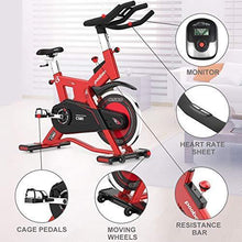 
                        
                          Cargar imagen en el visor de la galería, L NOW Indoor Cycling Bike Exercise Bike Stationary Commercial Standard with 40lb Flywheel - JOY2ESpree
                        
                      
