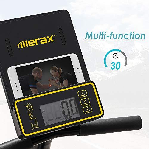 Merax Indoor Recumbent Exercise Bike Stationary Cycling Bike with Bluetooth, 8Level Magnetic Resistance, Adjustable Saddle - JOY2ESpree