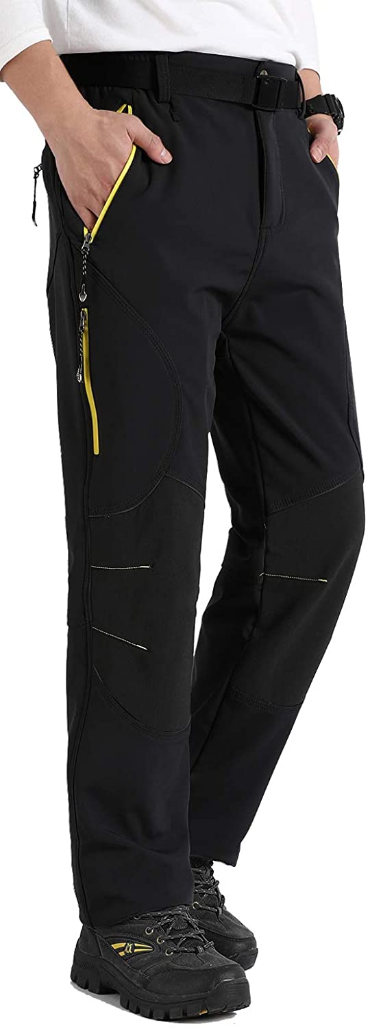 Singbring Men's Outdoor Windproof Waterproof Hiking Ski Snow Pants