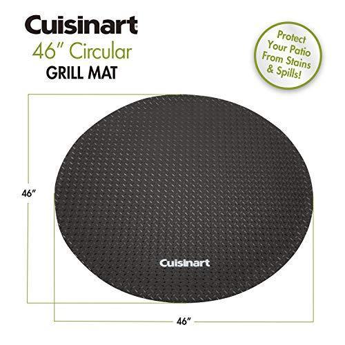 Cuisinart CGMT-046, 46" Circular Grill Mat, Mat-46, Black - JOY2ESpree
