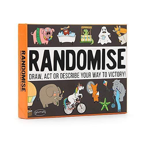 Randomise: The Hilarious Pocketsize Party Game of Acting, Drawing and Describing. - JOY2ESpree