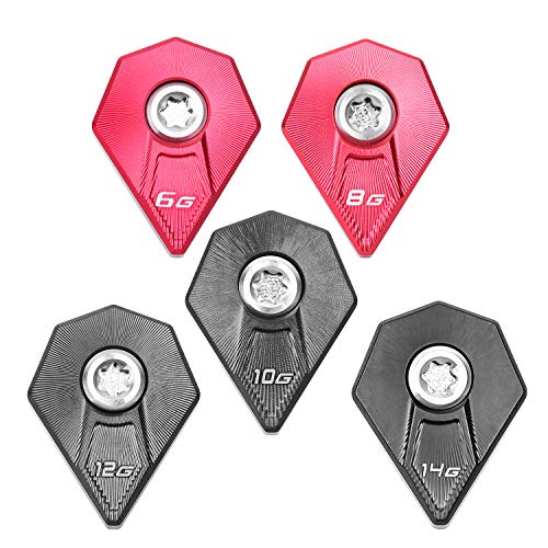 Gofotu 5×Golf Weights Wrench Kit Compatible with Cobra F9 Driver 6g 8g 10g 12g 14g +1pc Wrench +1pc Case - JOY2ESpree