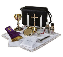 
                        
                          गैलरी व्यूवर में इमेज लोड करें, Deluxe Catholic Travel Mass Kit with Sprinkler in Zippered Vinyl Case, 8 1/2 Inch
                        
                      
