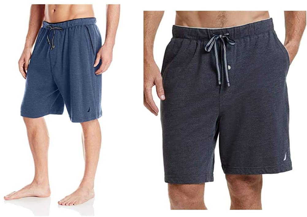 Nautica Men's Soft Knit Elastic Waistband Sleep Lounge Short - JOY2ESpree