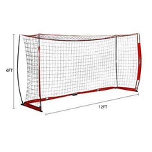 
                        
                          Muat gambar ke penampil Galeri, Pinty 12x6ft Soccer Goal, Knotless Kids' Soccer Net with 12pcs Soccer Cones Set in Multi Colors, Easy Setup Steel Poles and Portable Design - JOY2ESpree
                        
                      