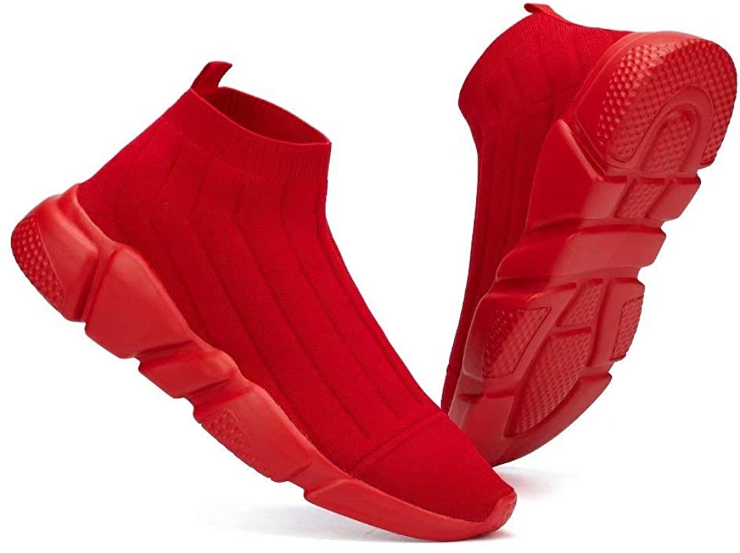 Voxge Men's and Women's Sock Sneakers Lightweight Breathable Athletic Running.