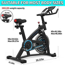 
                        
                          गैलरी व्यूवर में इमेज लोड करें, GOFLYSHINE Exercise Bikes Stationary,Exercise Bike for Home Indoor Cycling Bike for Home Cardio Gym,Workout Bike with 35 LBS Flywheel - JOY2ESpree
                        
                      