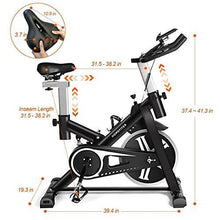 
                        
                          將圖片載入圖庫檢視器 Indoor Cycling Bike Exercise Bike Stationary Bikes for Fitness Workouts with Comfortable Seat Cushion LCD Monitor, Silent Smooth - Black - JOY2ESpree
                        
                      