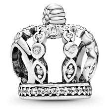 
                        
                          Muat gambar ke penampil Galeri, Pandora Jewelry Fairytale Crown Cubic Zirconia Charm in Sterling Silver - JOY2ESpree
                        
                      