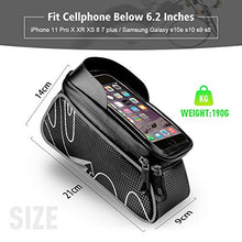 
                        
                          Load image into Gallery viewer, VANWALK Bike Bag with Phone Holder for Mountain Bike, Bike Handlebar Bag
                        
                      