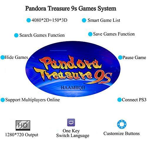 HAAMIIQII Pandora Treasure 9s Arcade Game Console - JOY2ESpree