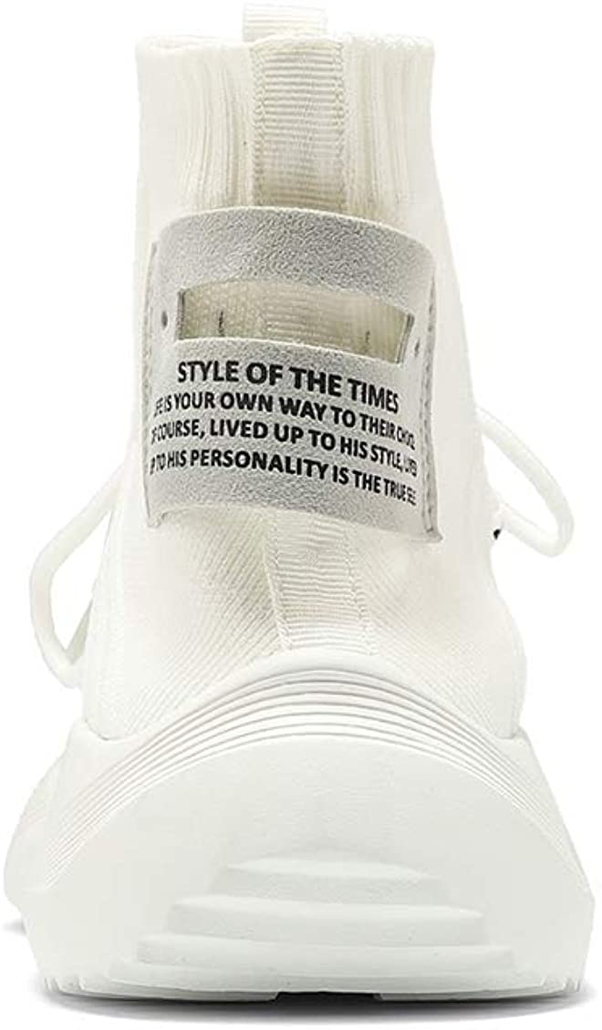 Women's Walking Shoes Running Shoes Socks Platform Fashion Mesh Sneakers Air Cushion Athletic Gym Casual Loafers Dance Hip-hop Shoes