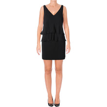 
                        
                          將圖片載入圖庫檢視器 Ralph Lauren Womens Black Sleeveless V Neck Above The Knee Sheath Evening Dress Size 6
                        
                      
