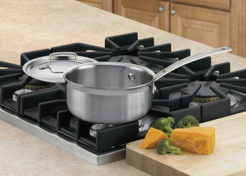 Cuisinart MultiClad Pro Stainless Steel 1-1/2-Quart Saucepan with Cover - JOY2ESpree