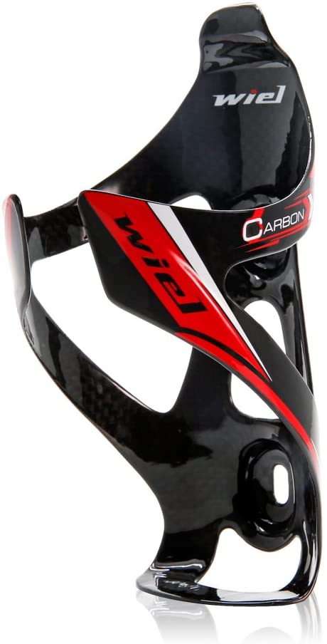 Wiel Full Carbon Fiber Bicycle Bike Light Drink Water Bottle Cage Holder