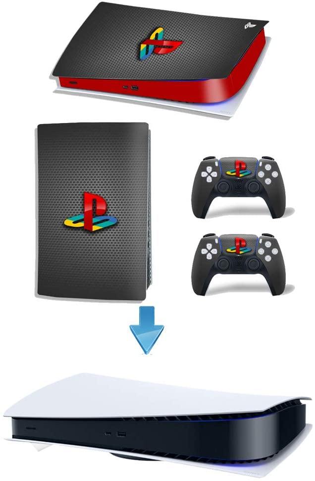 Decals Cover Whole Body Skin Protector for PS5 Playstation 5 Console Wrap Sticker Skin with 2 Wireless DualSense Controller Decal - JOY2ESpree