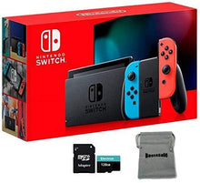 
                        
                          Cargar imagen en el visor de la galería, Nintendo Switch Console with Neon Blue and Neon Red Joy-Con Video Games Console Blue and Red with Etechrus Accessories Bundle - JOY2ESpree
                        
                      