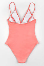 
                        
                          Load image into Gallery viewer, CUPSHE Women's One Piece Swimsuit Tummy Control V Neck Two Piece Bathing Suits - JOY2ESpree
                        
                      